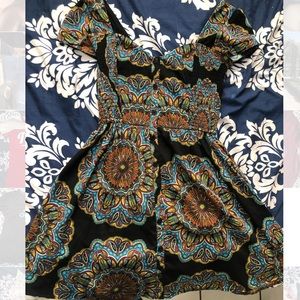 Band of Gypsies Colorful Mini Dress